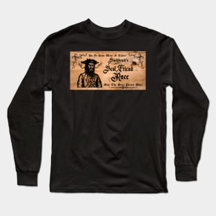 Blackbeard's Best Friend Race Wood Plank Sign Long Sleeve T-Shirt